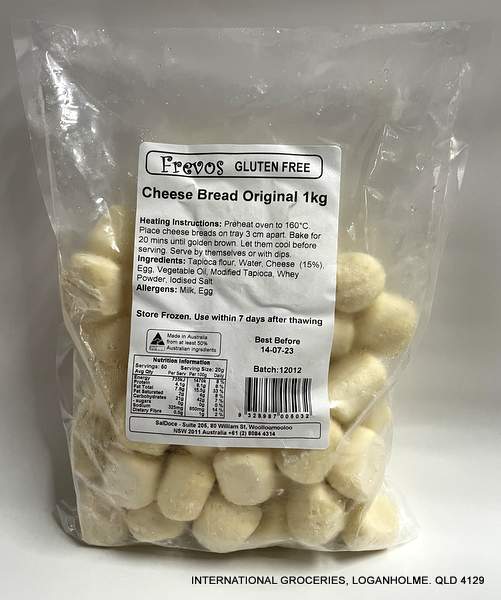 Frevos Frozen Cheese Breads 1kg - PICK UP ONLY - Image 2