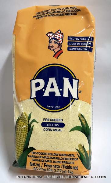 Harina PAN Pre-Cooked White Maize Flour, 1 kg : : Grocery