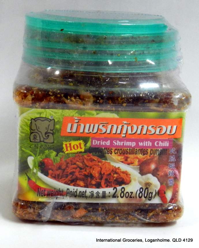 Chang Dried Shrimp with Chilli (Hot) 80 g