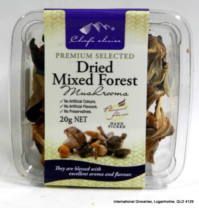 Dried Mixed Forest Mushrooms 20g