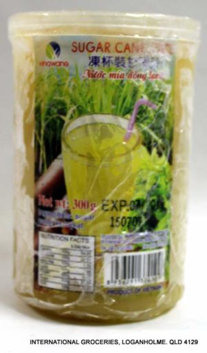 Frozen Sugar Cane Juice 300g -  AVAILABLE IN STORE ONLY
