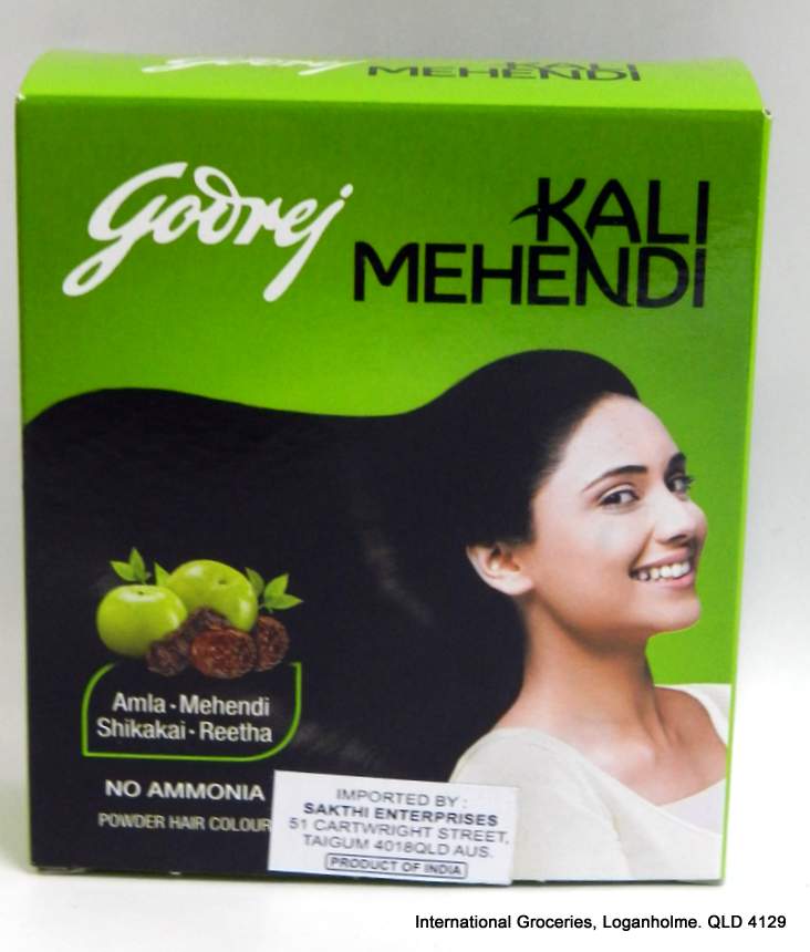 Goorej Kali Mehendi (Hair Colour Black) 24g - International Groceries -  International Groceries