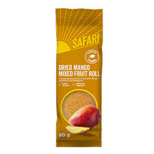 Safari Mango Mixed Fruit Roll 80g