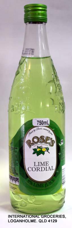 Rose's Lime Flavoured Cordial 750ml