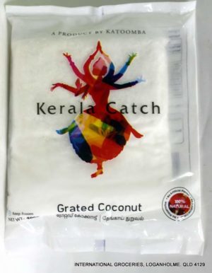 Kerala Catch Frozen Grated Coconut 400g - PICK UP ONLY
