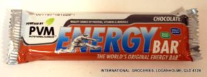 PVM Energy Bar Chocolate Flavour 45g