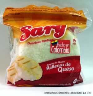 Sary Corn Arepas with Cheese 4 Arepas - PICK UP ONLY