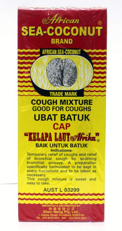 African Sea-Coconut Brand Cough Mixture 177ml - OUT OF STOCK
