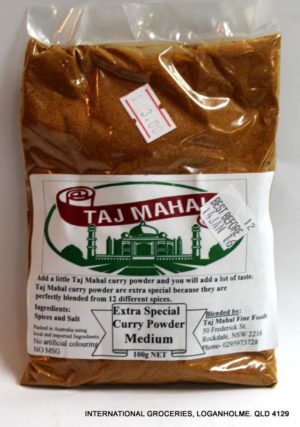 Taj Mahal Extra Special Curry Powder Medium 100g
