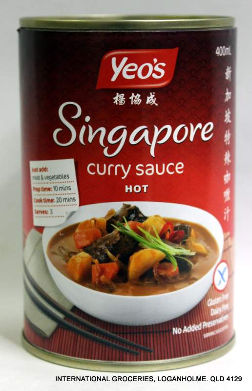 Yeo&amp;#39;s Singapore Curry Sauce (Hot) 400ml - Discontinued - GS ...