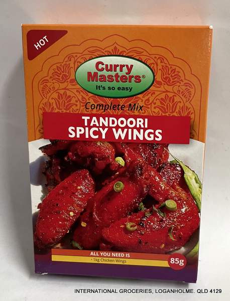 Curry Masters Tandoori Spicy Wings 85 g (BBD 06.07.21)