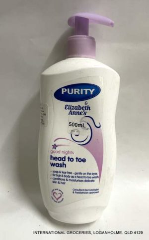 Purity Good Nights Head To Toe Wash 500 ml
