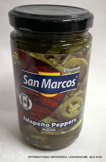 San Marcos Jalapeno Peppers (Glass Jar) 210g