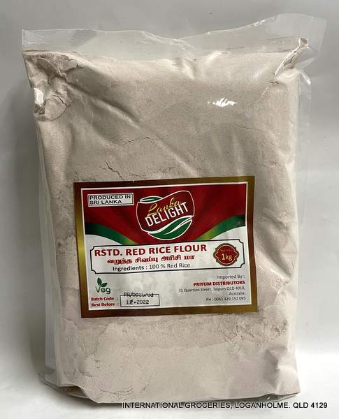 Lanka Delight Rstd. Red Rice Flour 1 kg