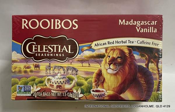 Celestial Seasonings Rooibos Madagascar Vanilla Herbal Tea
