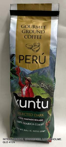 Kuntu Gourmet Ground Coffee 250g (BBD12.10.21)