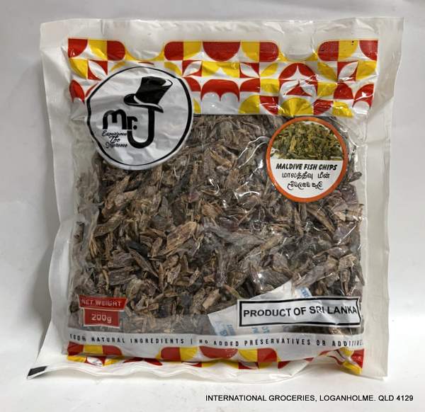 Mr J Maldive Fish Chips 200g
