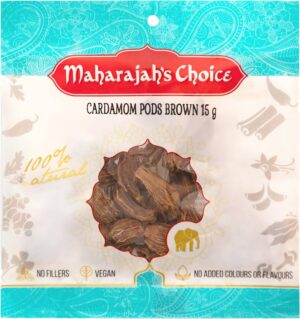 Maharaja's Choice Cardamom Pods Brown 15g