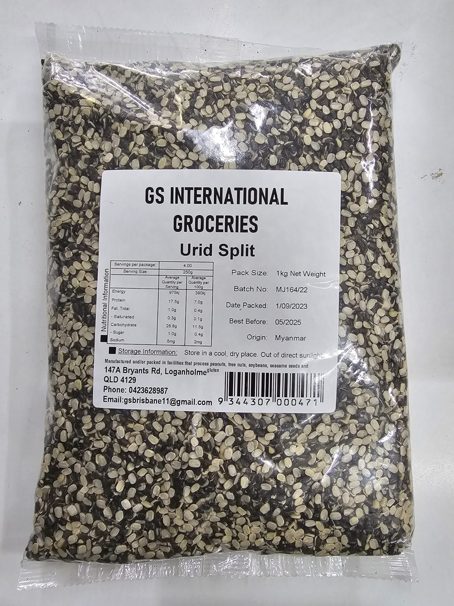 GS International Urid Split 1KG - GS International Groceries - GS ...