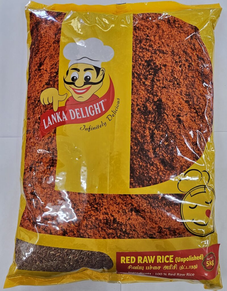 Lanka Delight Red Raw Rice 5Kg ( Unpolished ) - GS International ...