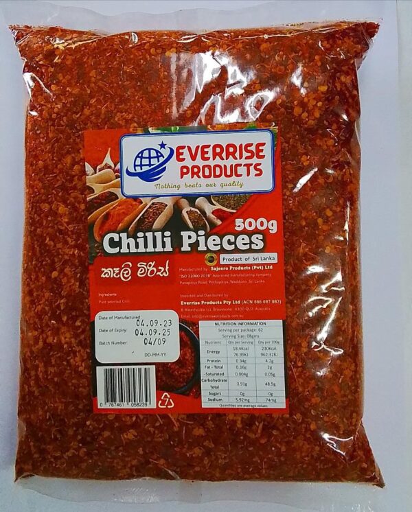 Everrise Products Chilli Pieces 500g