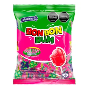 BonBon Bum Fresa Intensa (intense strawberry) 24pcs