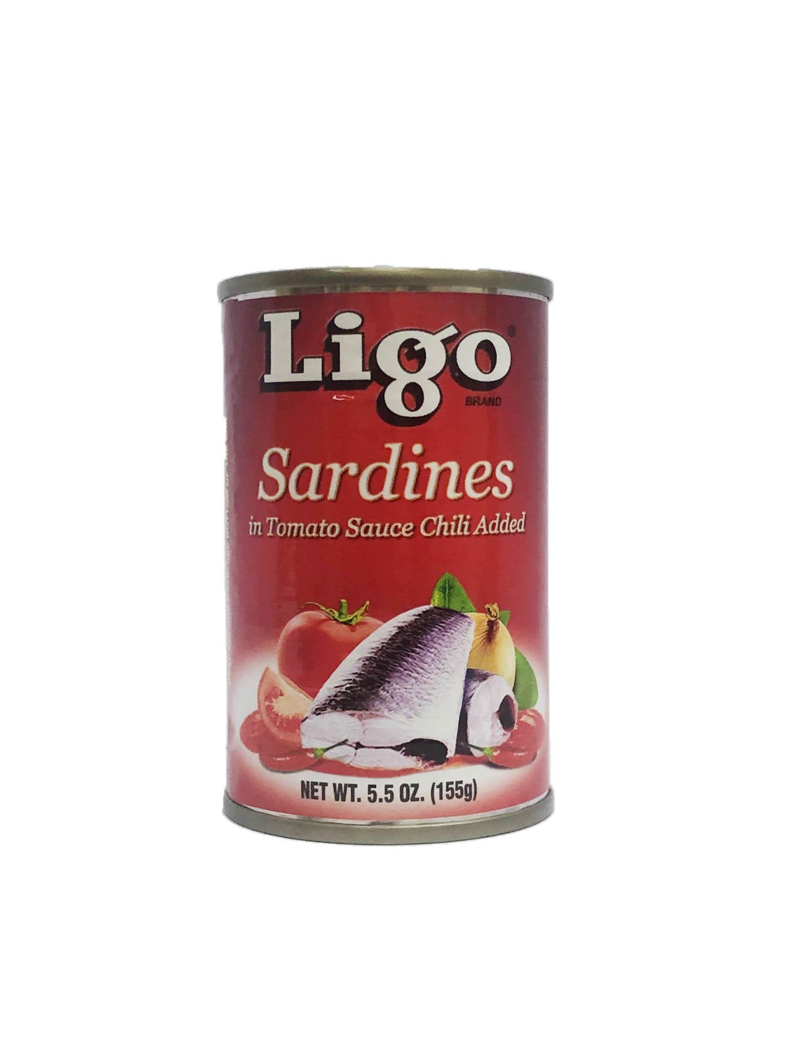 Ligo Sardines in Tomato Sauce 155g - GS International Groceries - GS ...