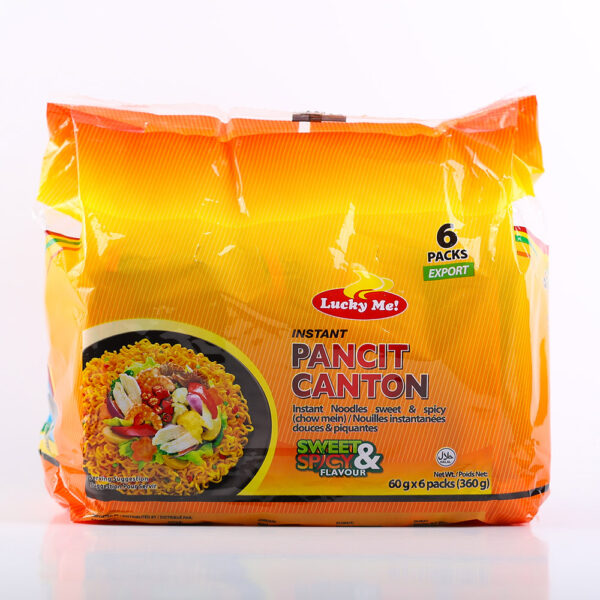 Lucky Me Pancit Canton 60g x 6 (Sweet & Spicy) 360g