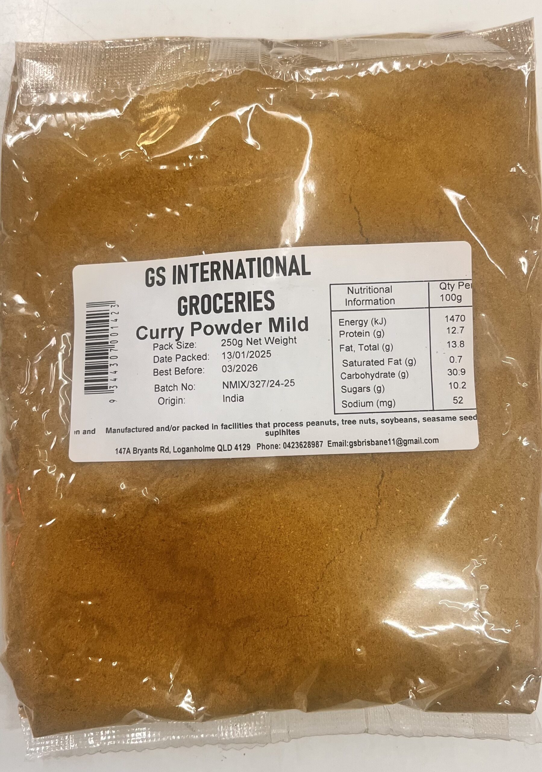 GS International Curry Powder Mild 250g