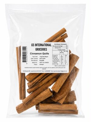 GS International Groceries Cinnamon Quills 100g