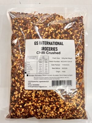 GS International Chilli Crushed 500g