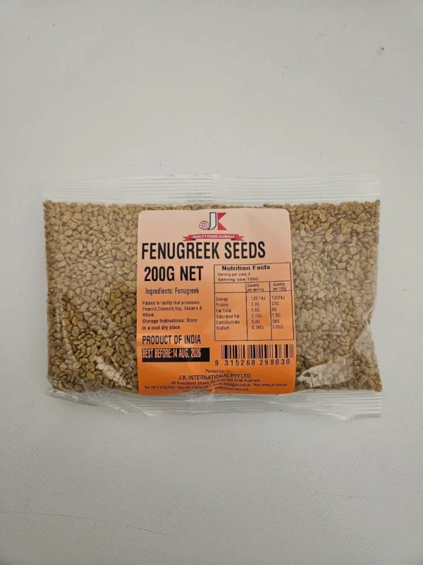 JK Fenugreek Seeds 200g