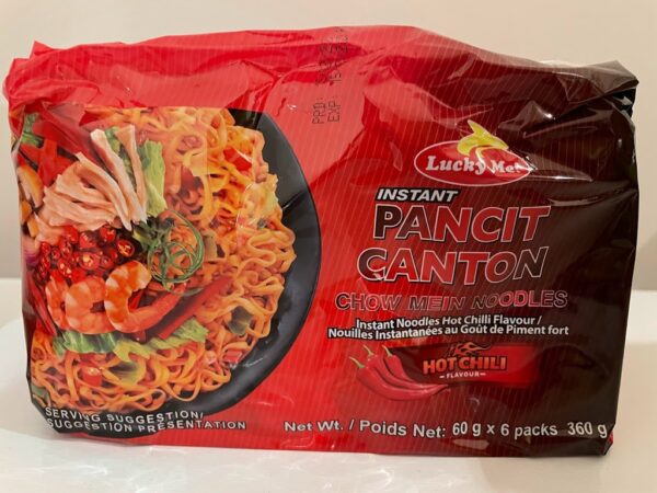 Lucky Me Pancit Canton 60g x 6 Hot Chili 360g
