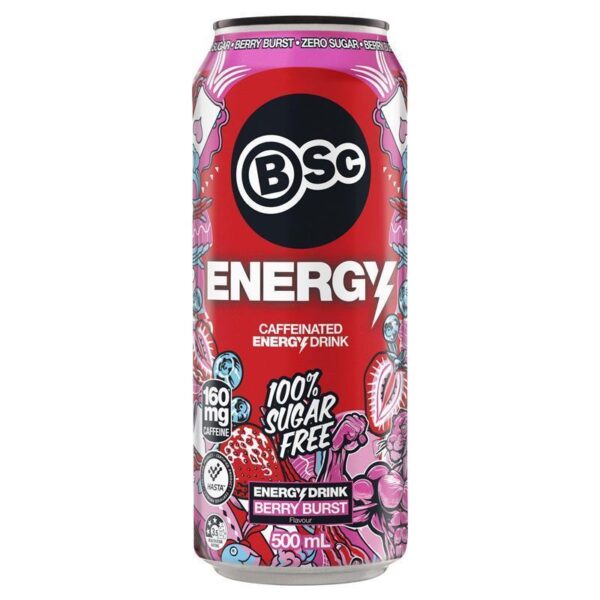 BSC ENEREGY BERRY BURST 100% SUGAR FREE-500ML
