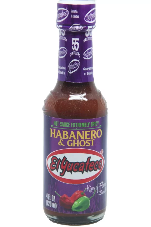 El Yucateco Habanero & Ghost (Purple)Extremely Spicy 120 ml