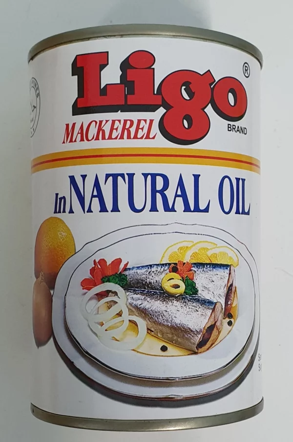 Ligo Mackerel in Natural Oil 155g
