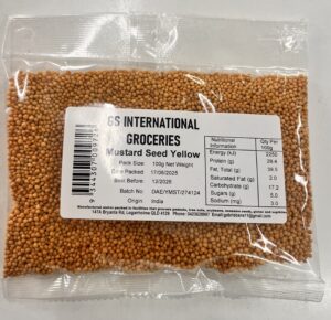 GS brand Mustard Seed Yellow 100g