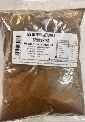GS International Black Pepper Ground 250g
