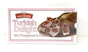 Hacizade Turkish Delight with Pomegranate & Pistachio (227g)