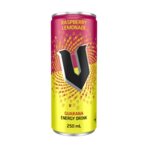 V Guarana Energy Drink Raspberry Lemonade 250ml