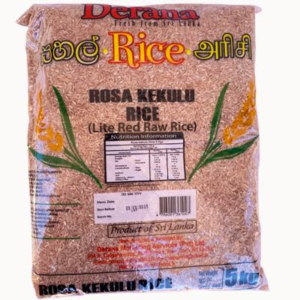 Derana Rosa Kekulu (Lite Red Raw) Rice 5kg