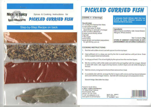 Nice 'n Spicy Pickled curried fish (15g)