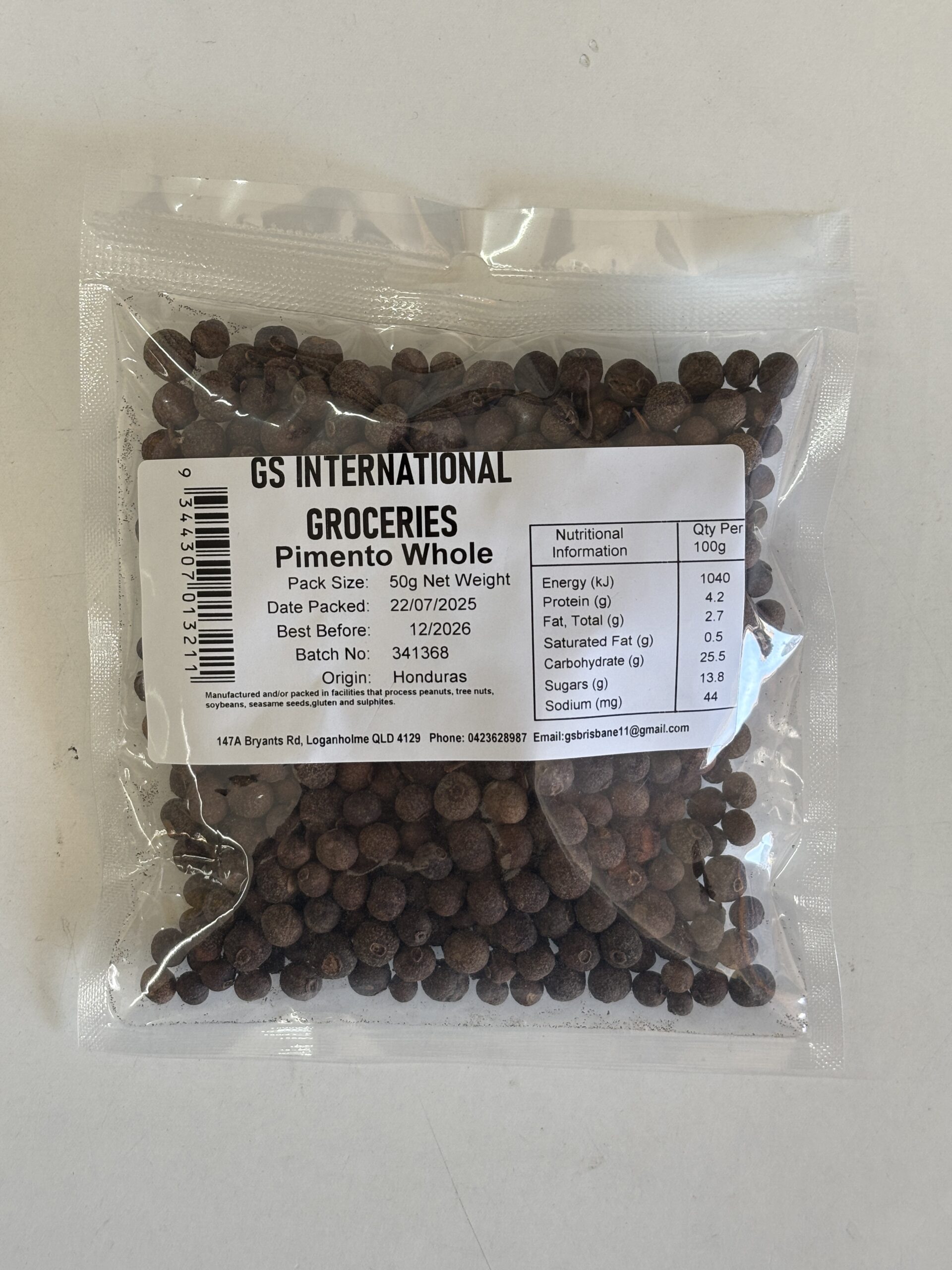 GS International Groceries Pimento Whole 50g