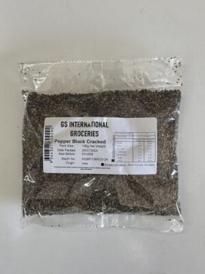 GS International Groceries Black Pepper Cracked 100g