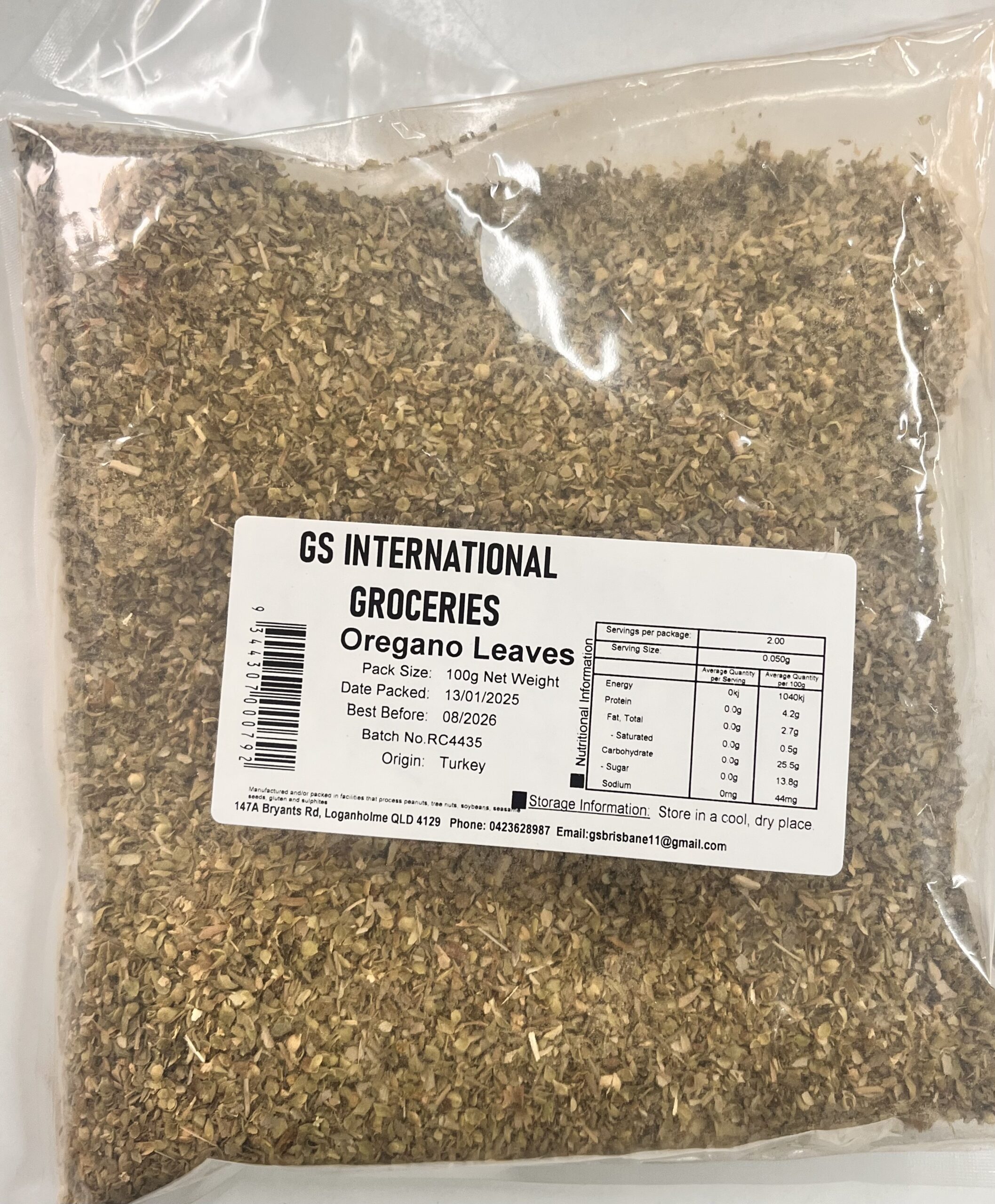 GS International Oregano Leaves 50g