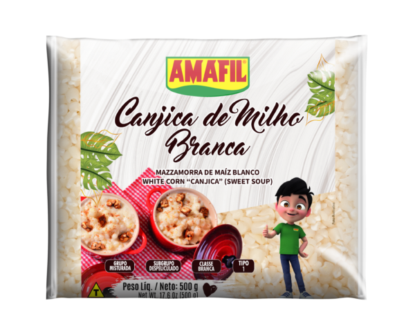 Amafil Canjica De Milho Branca  500g