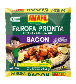Amafil Farofa Pronta - SABOR  BACON 250g