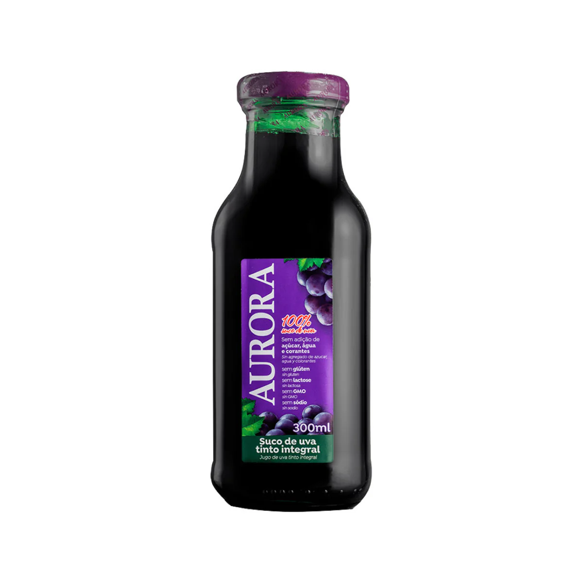 Aurora Integral Suco de uva tinto  integral 300ml