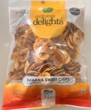 Malabar Delights Banana Sweet Chips 454gm