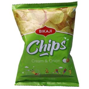 Bikaji Chips Cream and Onion 80g